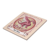 Carreau Mon Dragon Rouge (Côté)