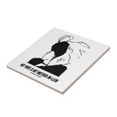 Carreau Mon épouse et ma belle-mère (illusion optique) (Côté)