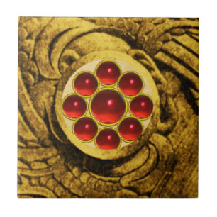 Carreau MON GEM rouge