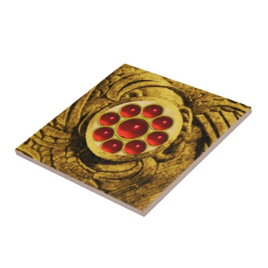 Carreau MON GEM rouge (Côté)