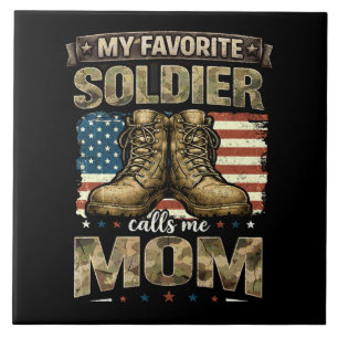 Carreau Mon soldat préféré m'appelle maman