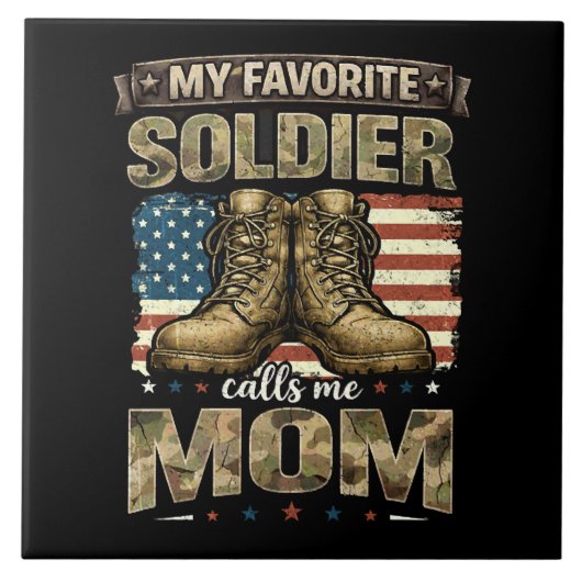 Carreau Mon soldat préféré m'appelle maman (Devant)
