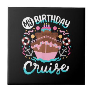 Carreau Mon voyage en croisière pour mon anniversaire