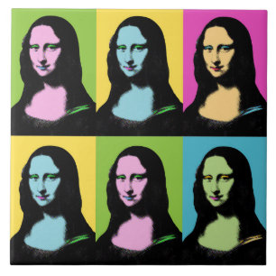 Carreau Mona Lisa - Style Pop Art