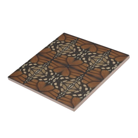 Carreau Monarque Papillon Aile Fermer Répéter Motif (Côté)