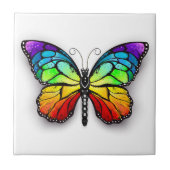 Carreau Monarque papillon arc-en-ciel (Devant)