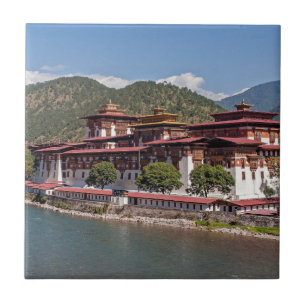 Carreau Monastère de Punakha Dzong - Bhoutan, Asie