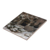 Carreau Monastère en Neige d'hiver (par Karl Laling) (Côté)