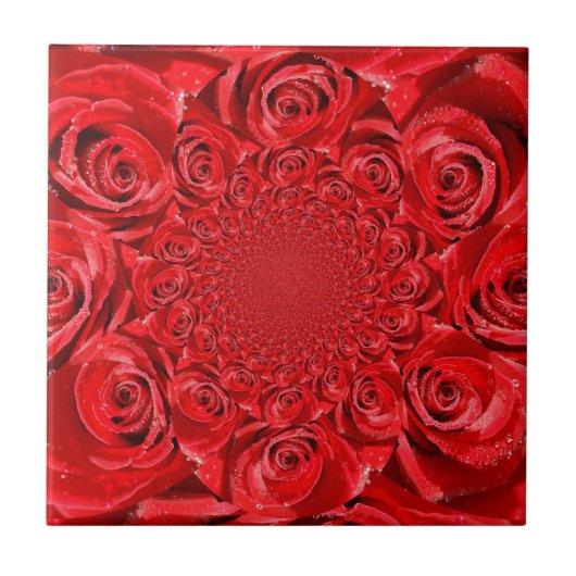 Carreau Monde de couleur rose : Imaginaire floral (Devant)