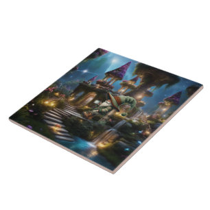 Carreau Monde de gnome fantastique