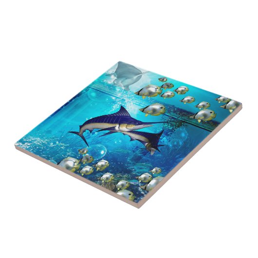 Carreau Monde sous-marin impressionnant (Côté)