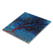 Carreau Mondrian - Arbre Rouge Moyenne (Soirée), (Côté)