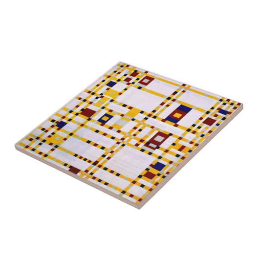 Carreau Mondrian - Broadway Boogie Woogie (Côté)