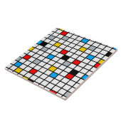 Carreau Mondrian géométrique Composition minimaliste moder (Côté)