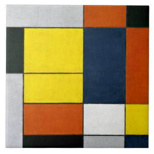 Carreau Mondrian - No VI, Composition No II