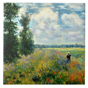 Carreau Monet - Champ de pavot, Argenteuil