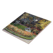 Carreau Monet - Dans le Jardin, célèbre peinture (Côté)