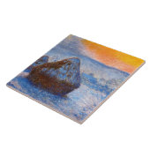 Carreau Monet - Emballages de grain au coucher du soleil,  (Côté)