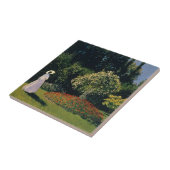 Carreau Monet - Femme dans le jardin (Côté)