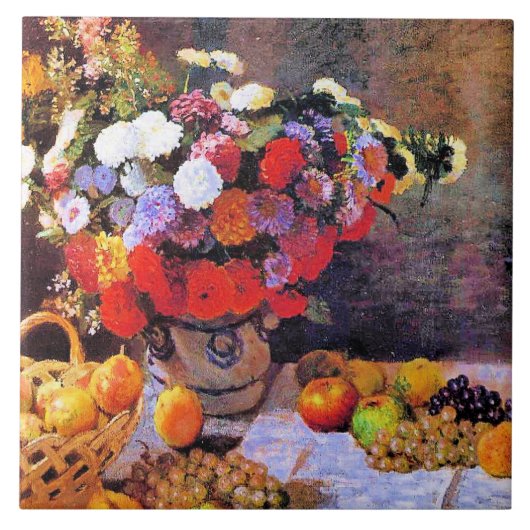 Carreau Monet - Fleurs et Fruits (Devant)