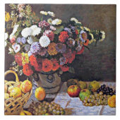 Carreau Monet - Fleurs et fruits (Devant)