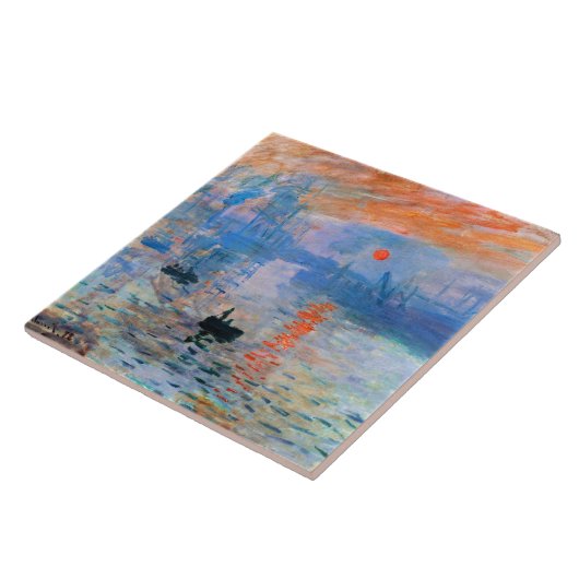 Carreau Monet - Impression, lever du soleil (Côté)