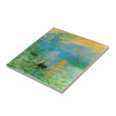 Carreau Monet Impressionisme Sunrise Tile (Côté)