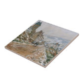 Carreau Monet - La route à Vetheuil en hiver (Côté)