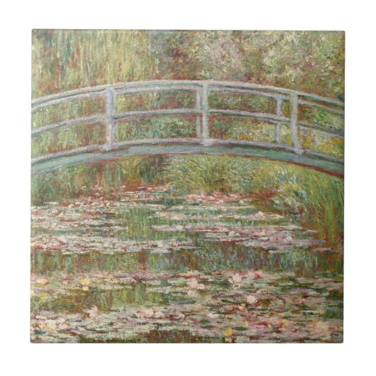 Carreau Monet : Le pont japonais (Devant)