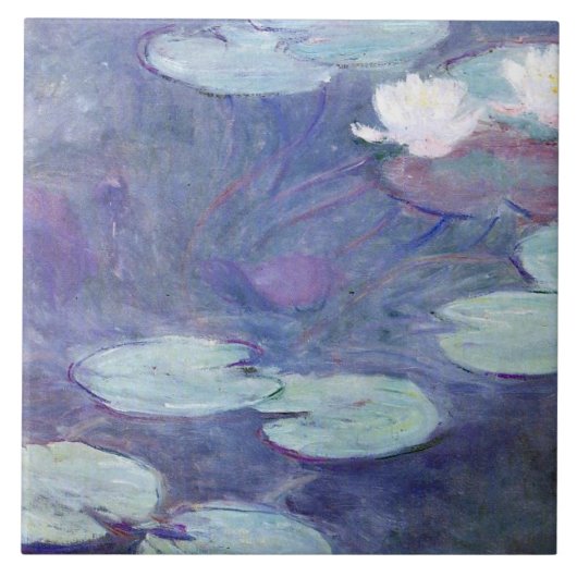 Carreau Monet - Lys D'Eau Rose (Devant)