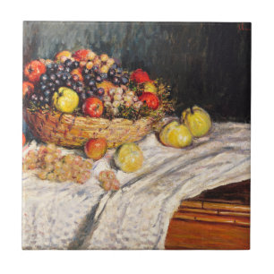 Carreau Monet - Pommes et raisins,