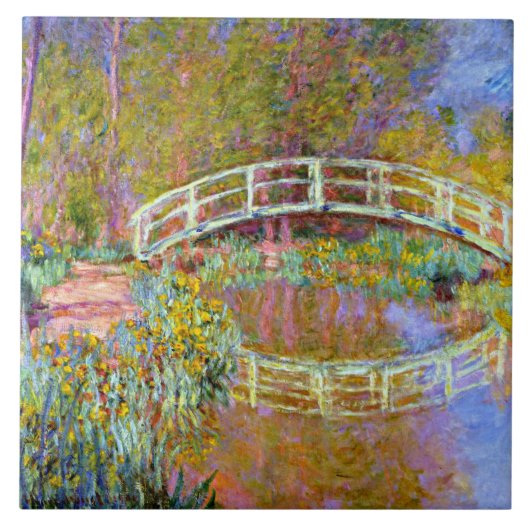 Carreau Monet - Pont dans le jardin Carrelage en céramique (Devant)