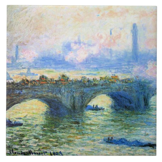 Carreau Monet - Pont de Waterloo, Londres, (Devant)