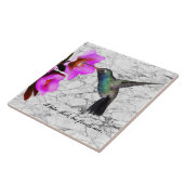 CARREAU MONOGRAM HUMMINGBIRD (Côté)