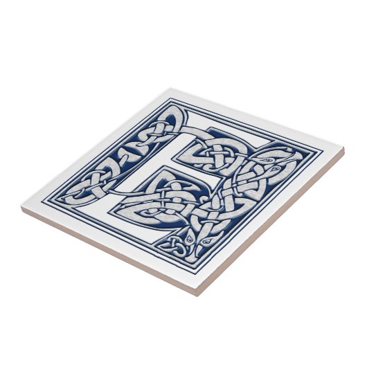 Carreau Monogramme Celtic E (Côté)