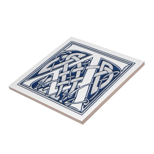 Carreau Monogramme Celtique (Côté)