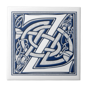Carreau Monogramme celtique de Z