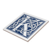 Carreau Monogramme Celtique K (Côté)