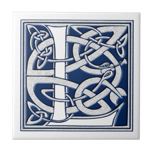 Carreau Monogramme Celtique L (Devant)