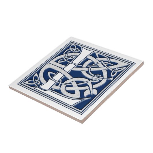 Carreau Monogramme Celtique L (Côté)