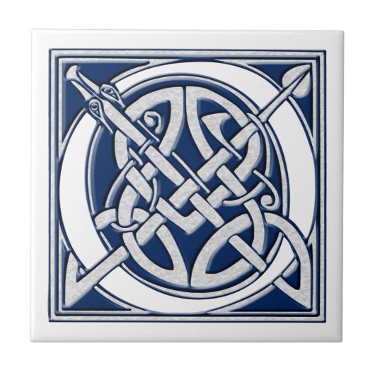 Carreau Monogramme Celtique O (Devant)