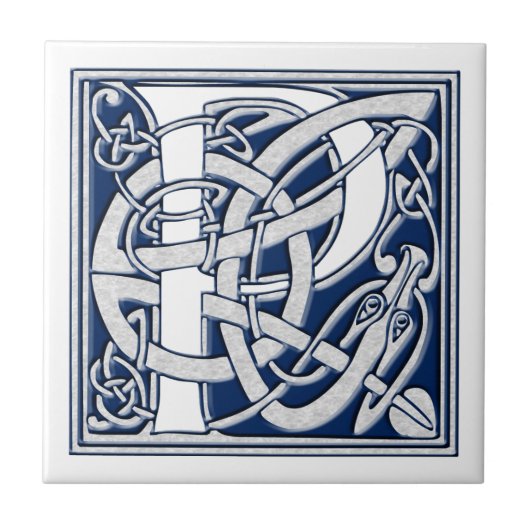 Carreau Monogramme Celtique P (Devant)