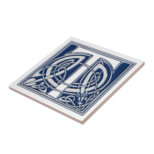 Carreau Monogramme Celtique T (Côté)