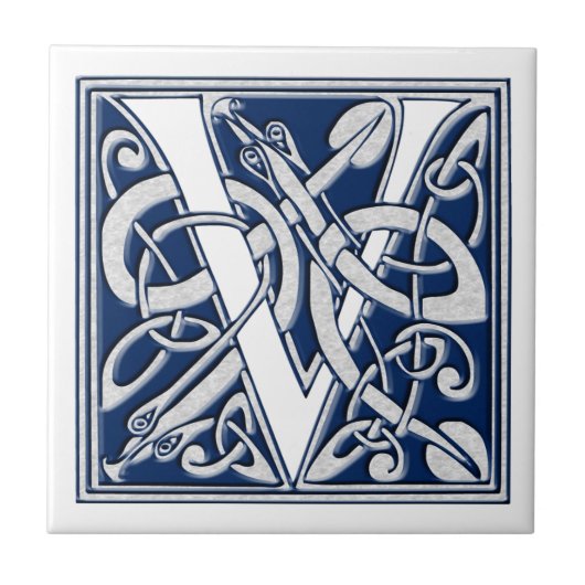 Carreau Monogramme Celtique V (Devant)