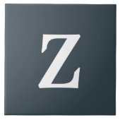 Carreau Monogramme Charcoal Style Couleur complémentaire (Devant)