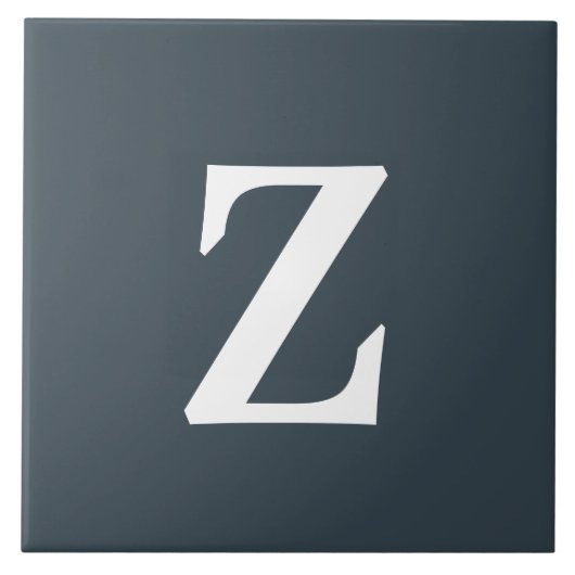 Carreau Monogramme Charcoal Style Couleur complémentaire (Devant)