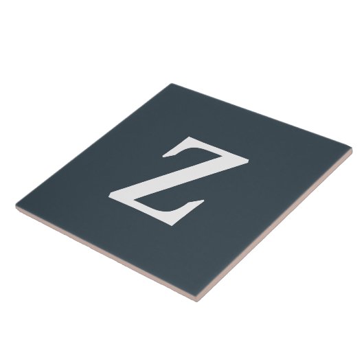 Carreau Monogramme Charcoal Style Couleur complémentaire (Côté)