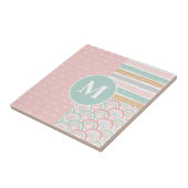 Carreau Monogramme - Coeurs en écaille Carrelage en cérami (Côté)