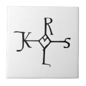 Carreau Monogramme de Charlemagne (Devant)