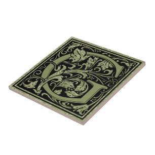 Carreau Monogramme de lettre de la lettre G premier